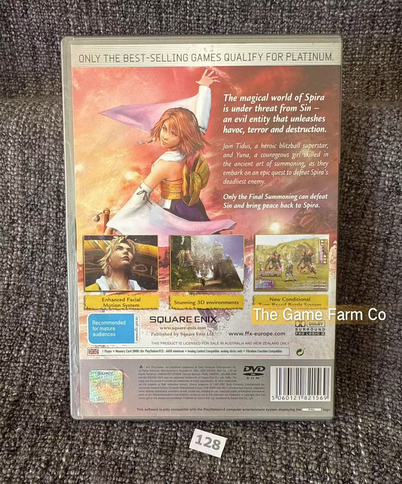 Final Fantasy X Game- Sony PlayStation 2 (PS2)