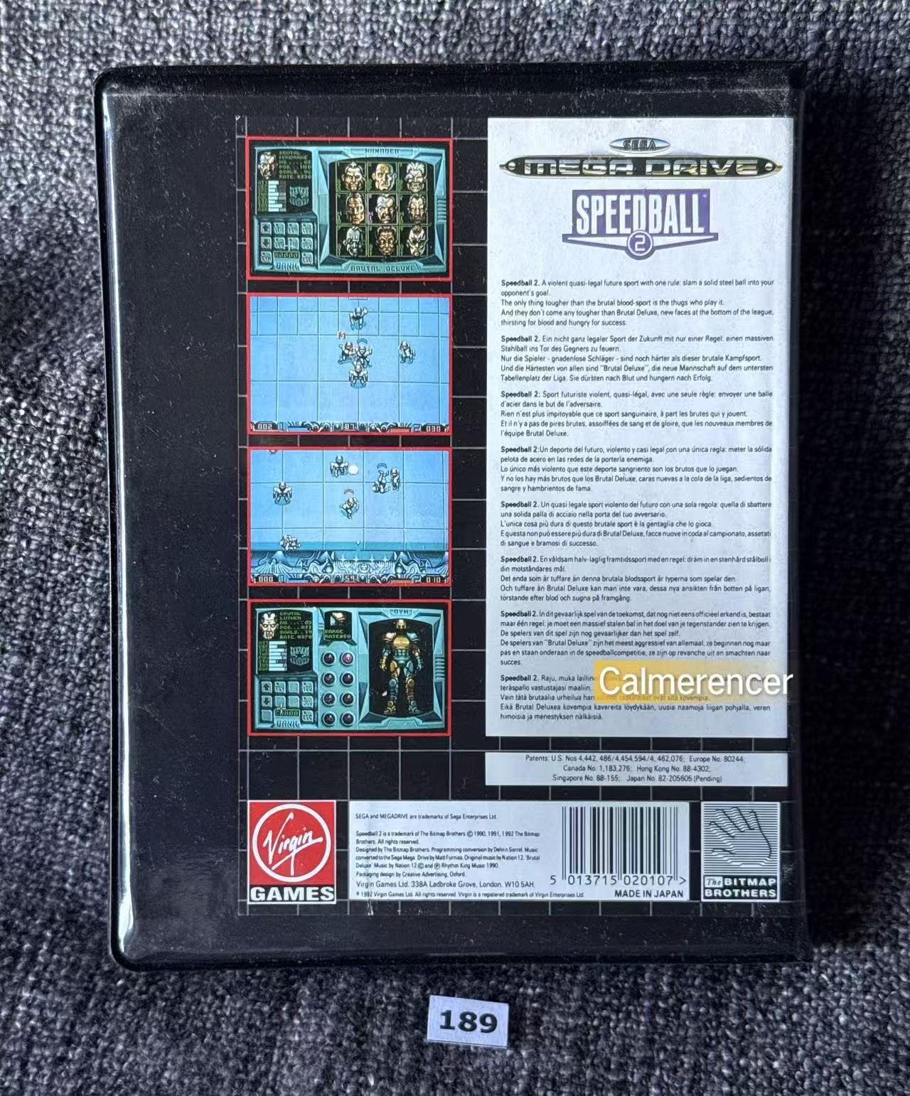Speedball 2 - Game - Sega Mega Drive