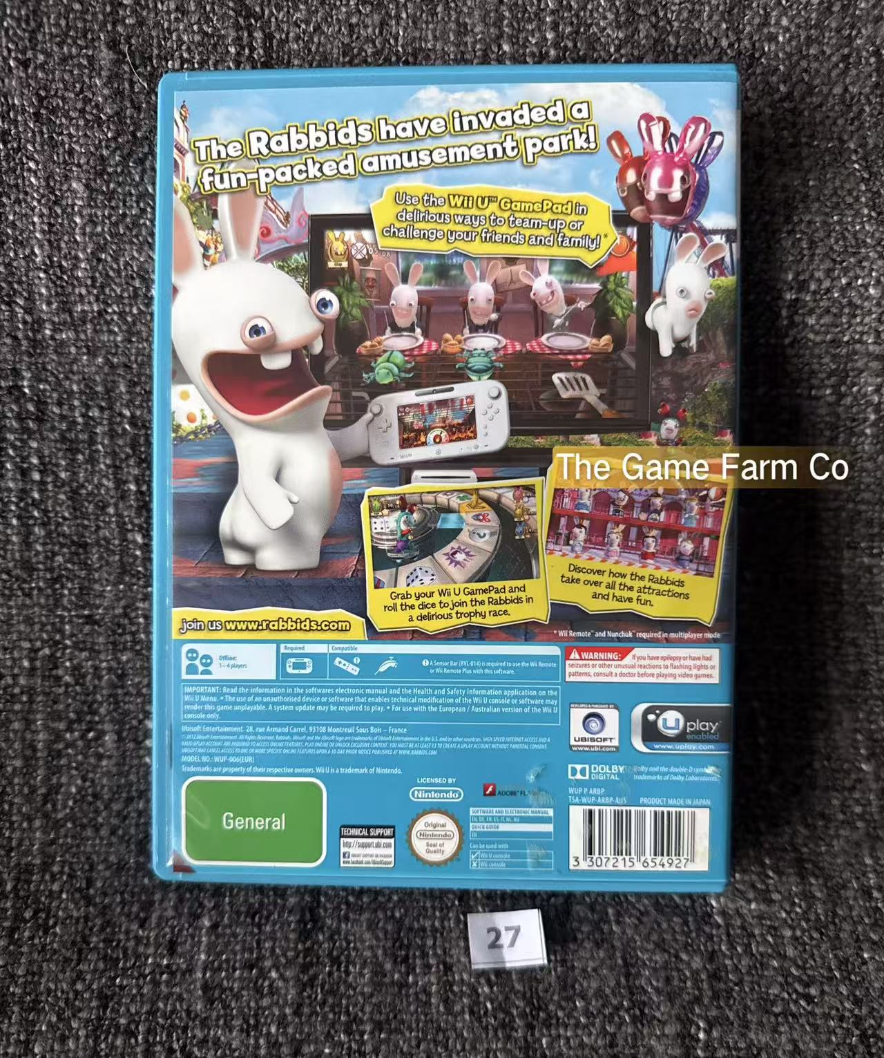 Rabbids Land - Nintendo Wii U Game