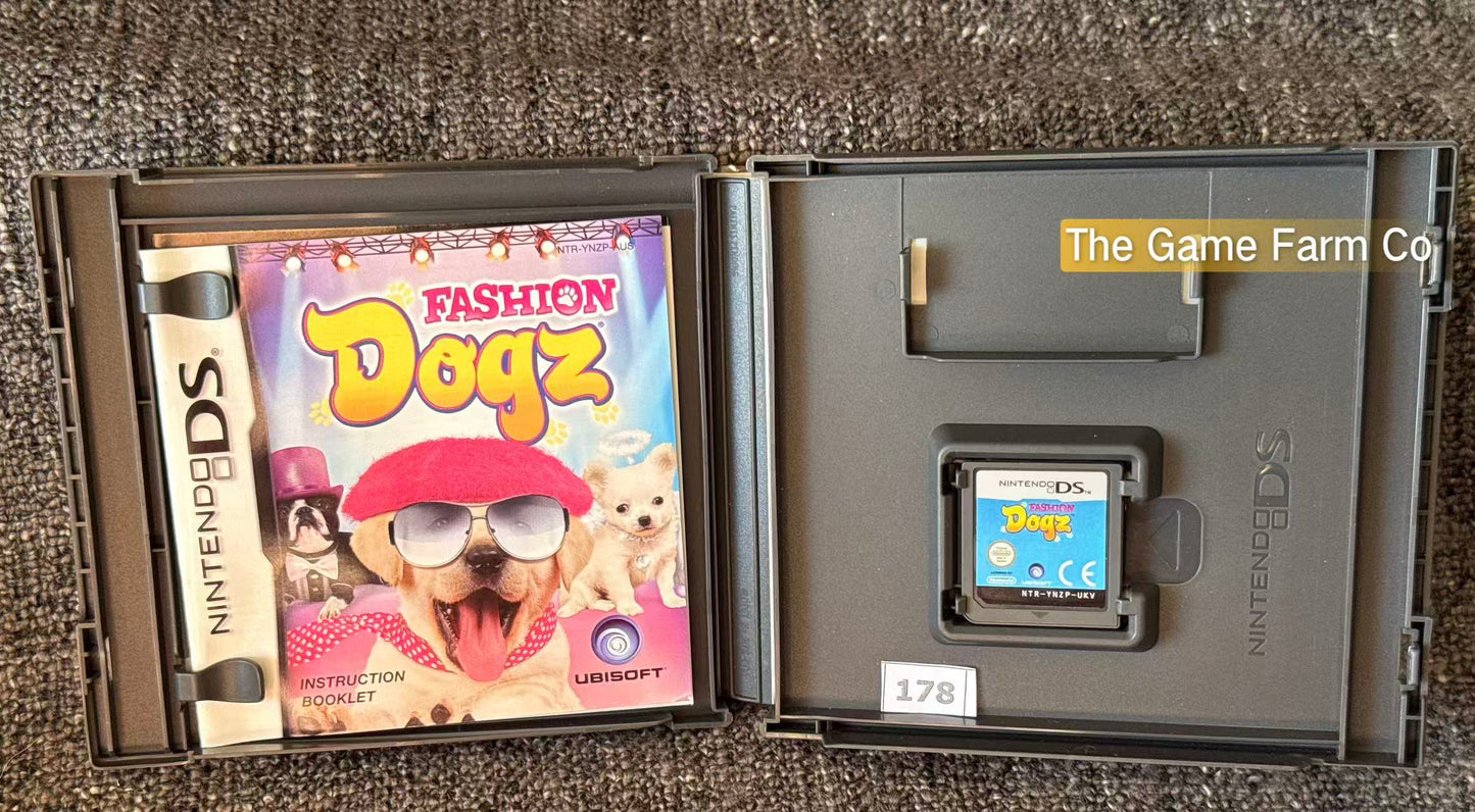 Fashion Dogz Nintendo DS Physical Game CIB PAL Tested Used