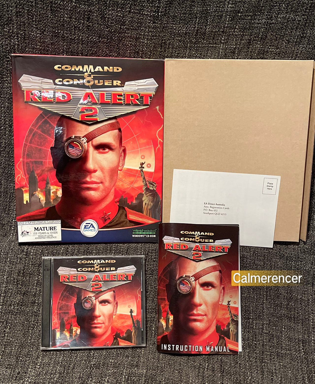 Red Alert Cd Command And Conquer Red Alert 2 Game - PC - CD ROM - Big Box – The ...