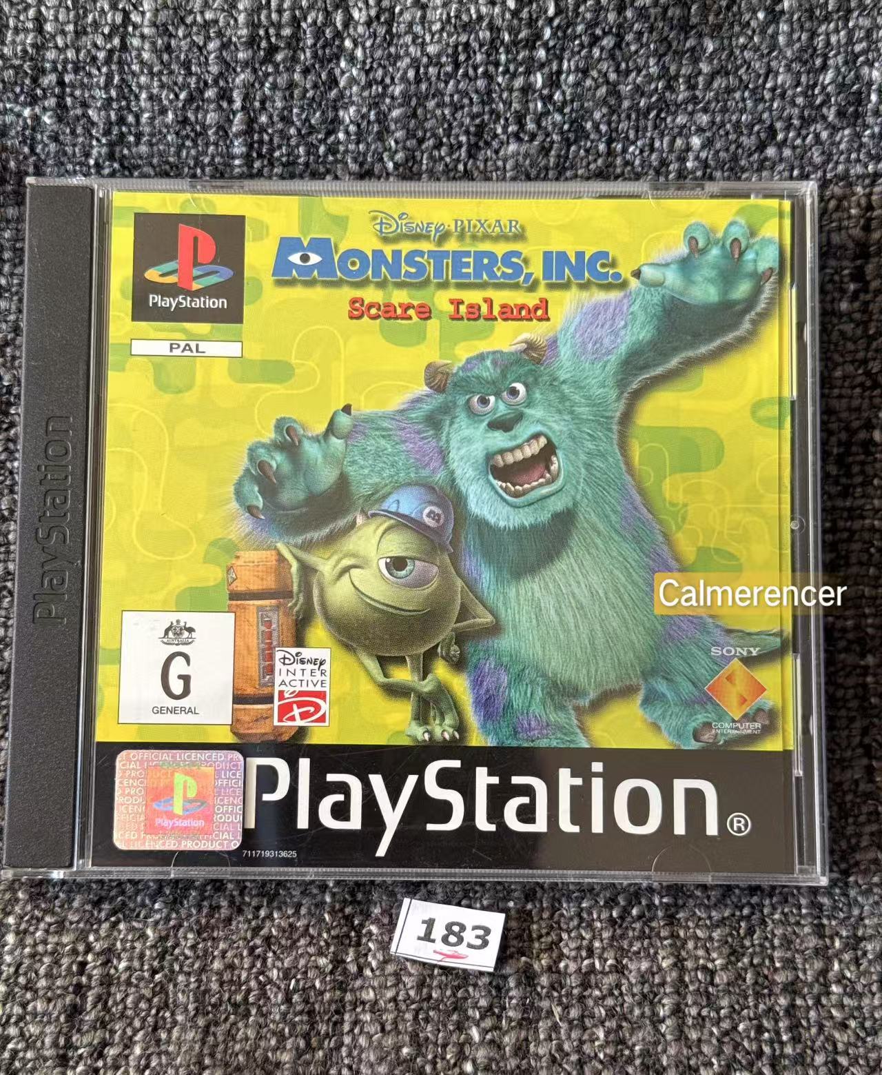 Monster Inc Scare Island - Sony Playstation One (PS1) Game