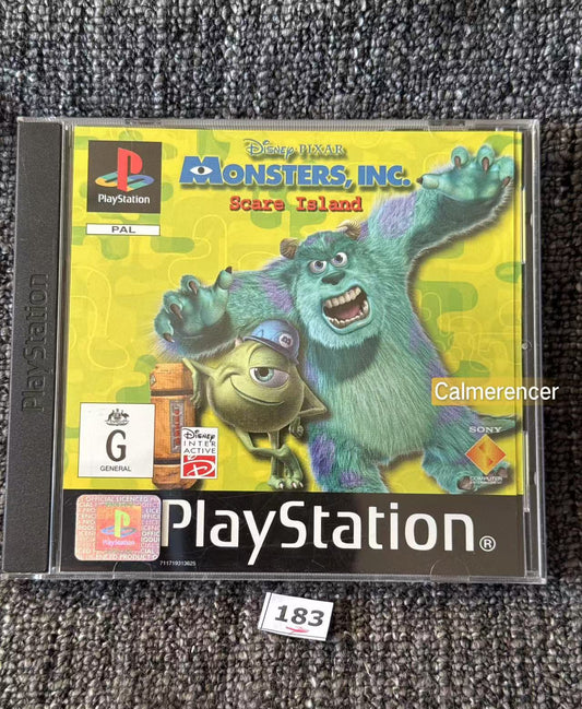 Monster Inc Scare Island - Sony Playstation One (PS1) Game