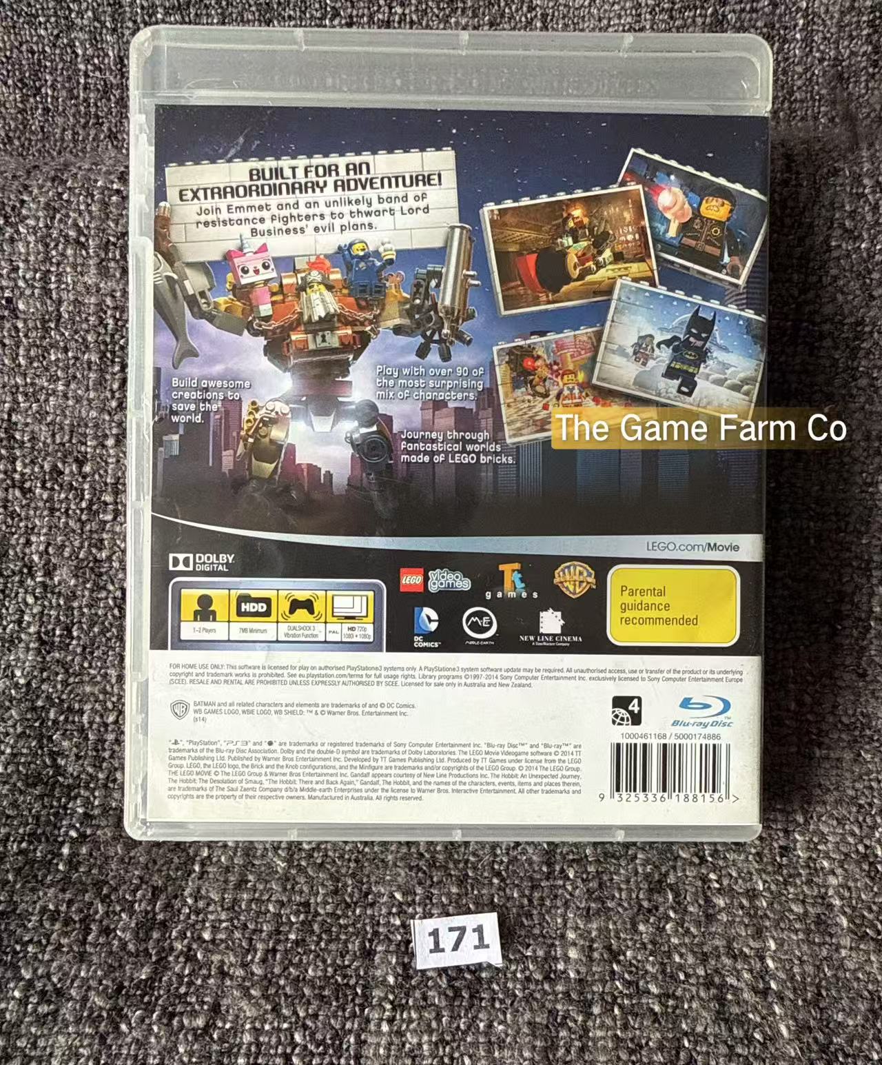 The Lego Movie Video Game - PS3 - Sony Playstation 3