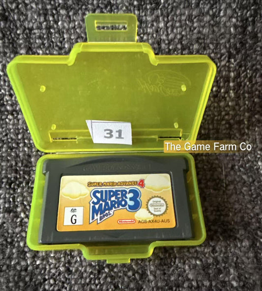 Super Mario Advance 4 Super Mario Bros 3 Game -Nintendo Gameboy Advance Cart GBA - Pal Version