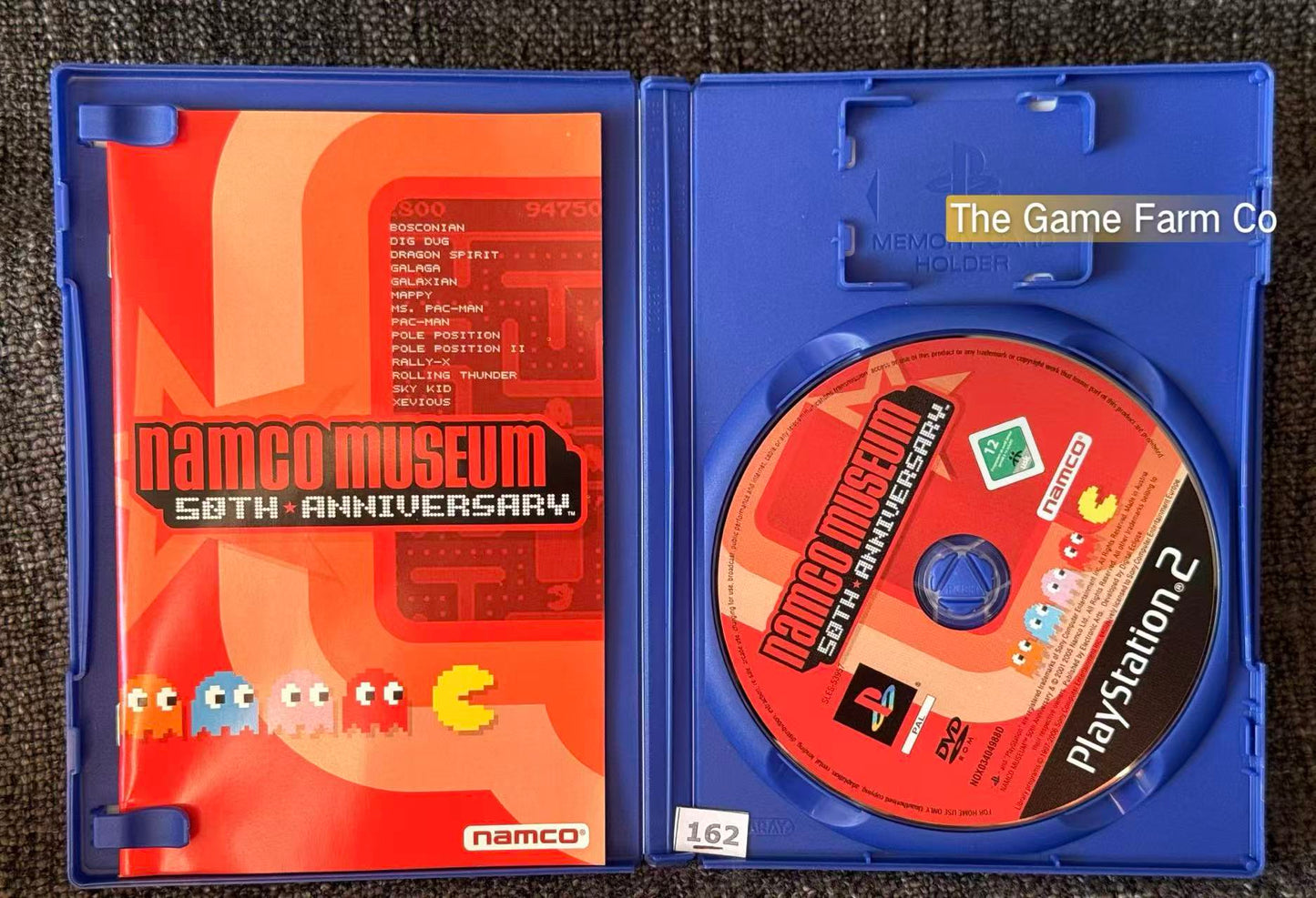 Namco Museum 50th Anniversary PlayStation 2 Physical Game CIB PAL Tested Used