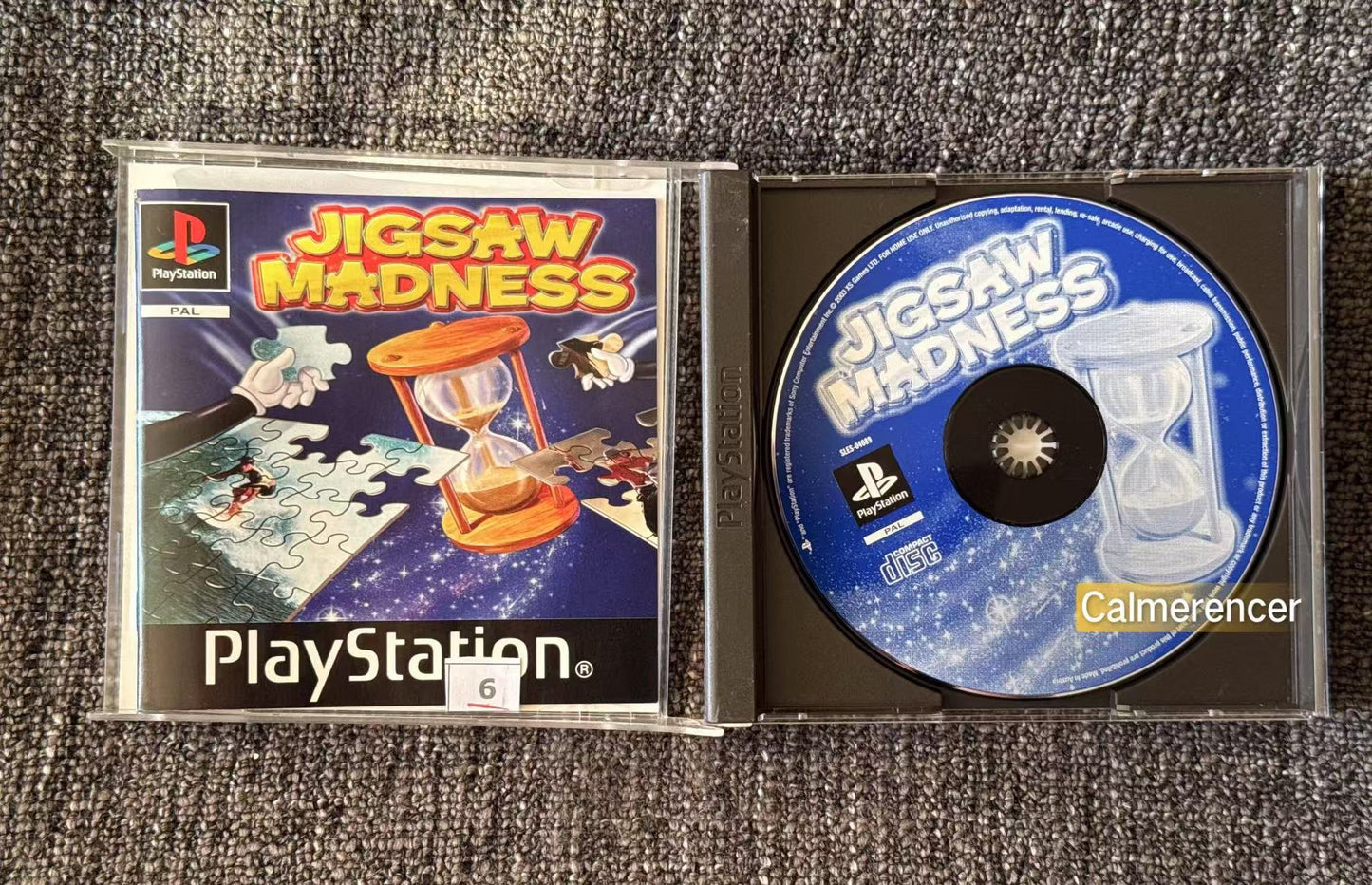 Jigsaw Madness - Sony Playstation One (PS1) Game