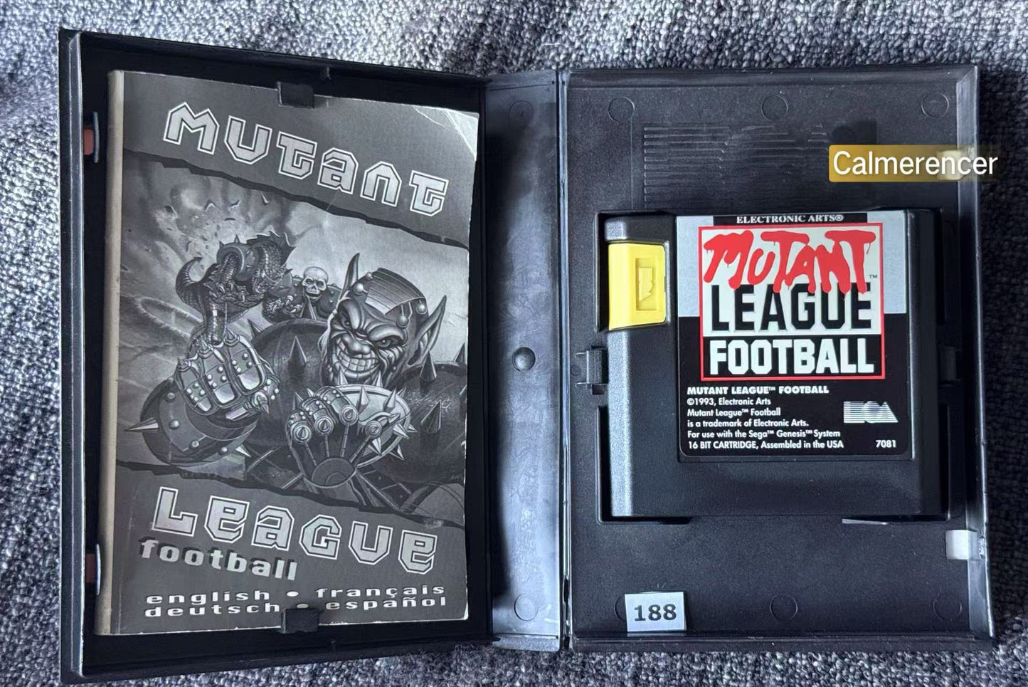 Mutant League Football  Excellent condition - Game - Sega Mega Drive