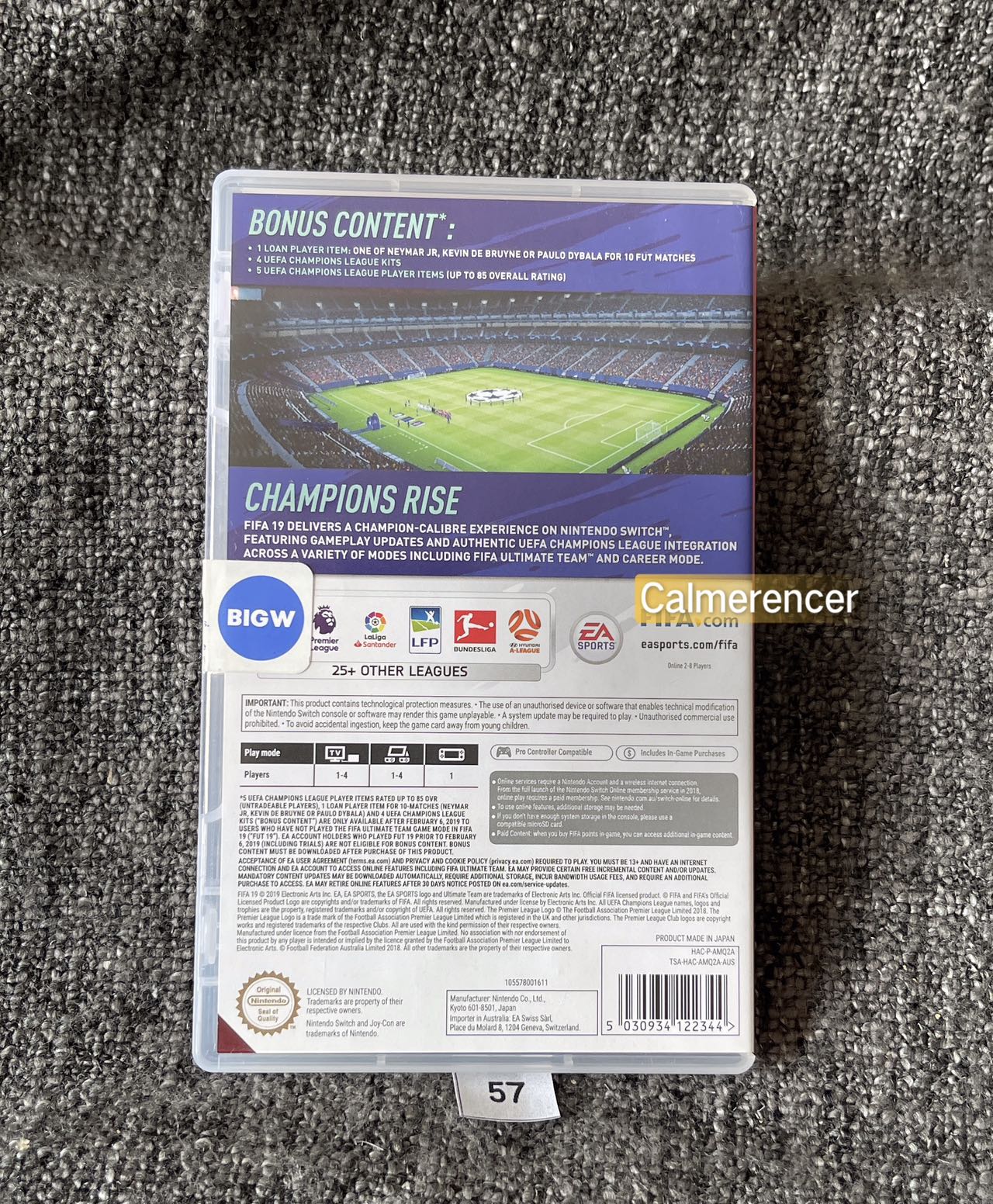 Fifa 19 Game - Nintendo Switch