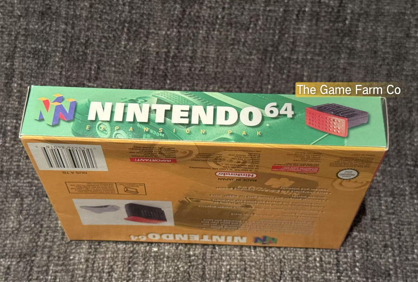 Genuine Nintendo 64 Boxed (N64) Expansion Pak with Clip