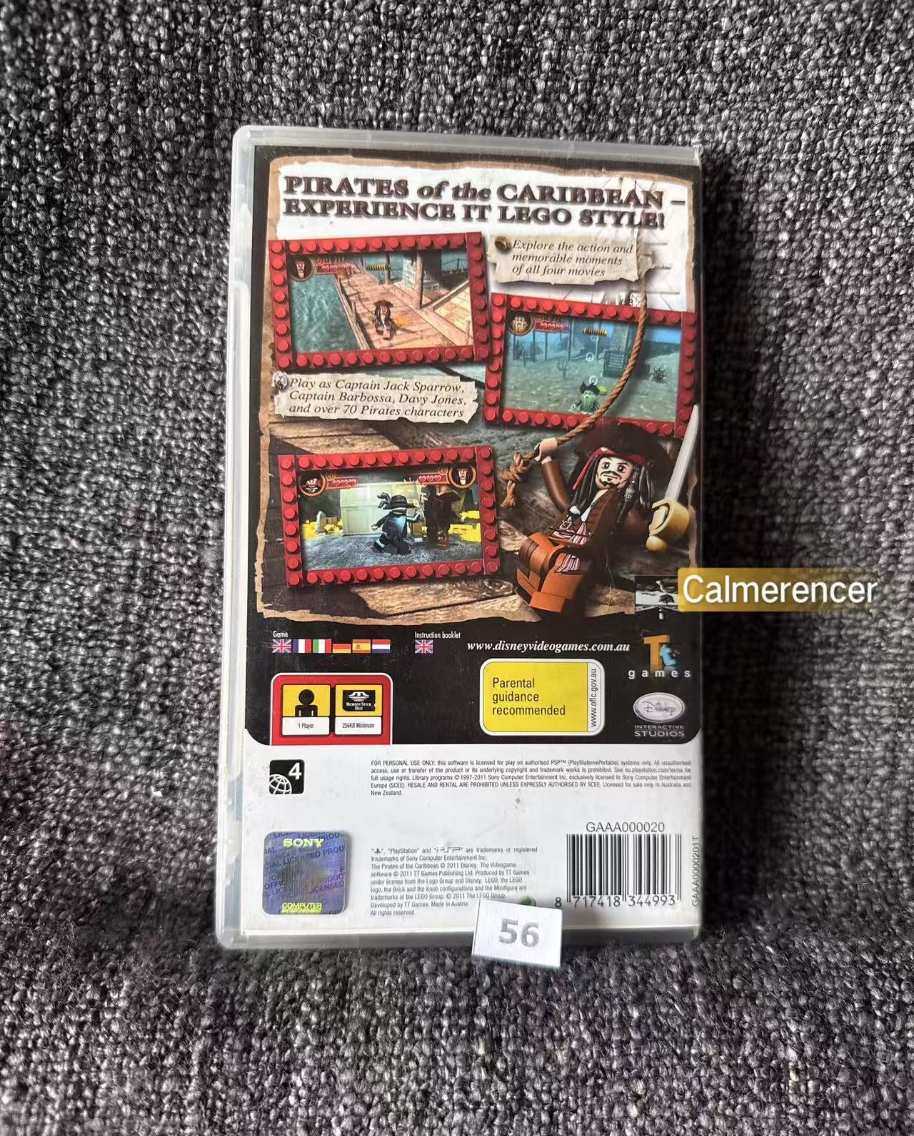 Lego Pirates Of The Caribbean PSP Game - PlayStation Portable