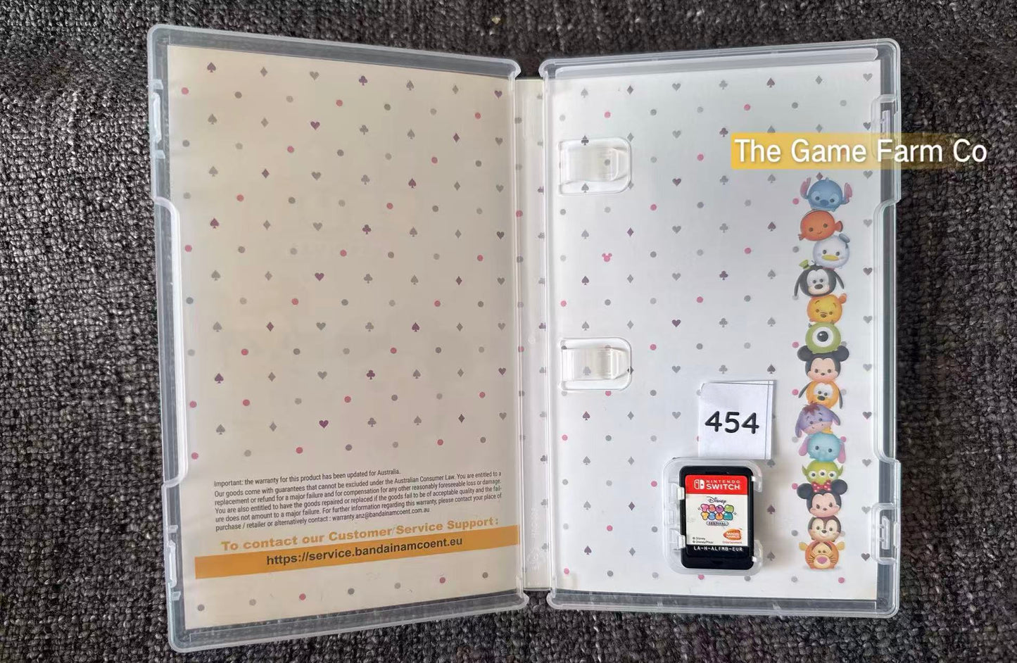Disney Tsum Tsum Festival Nintendo Switch Physical Game CIB PAL Tested Used