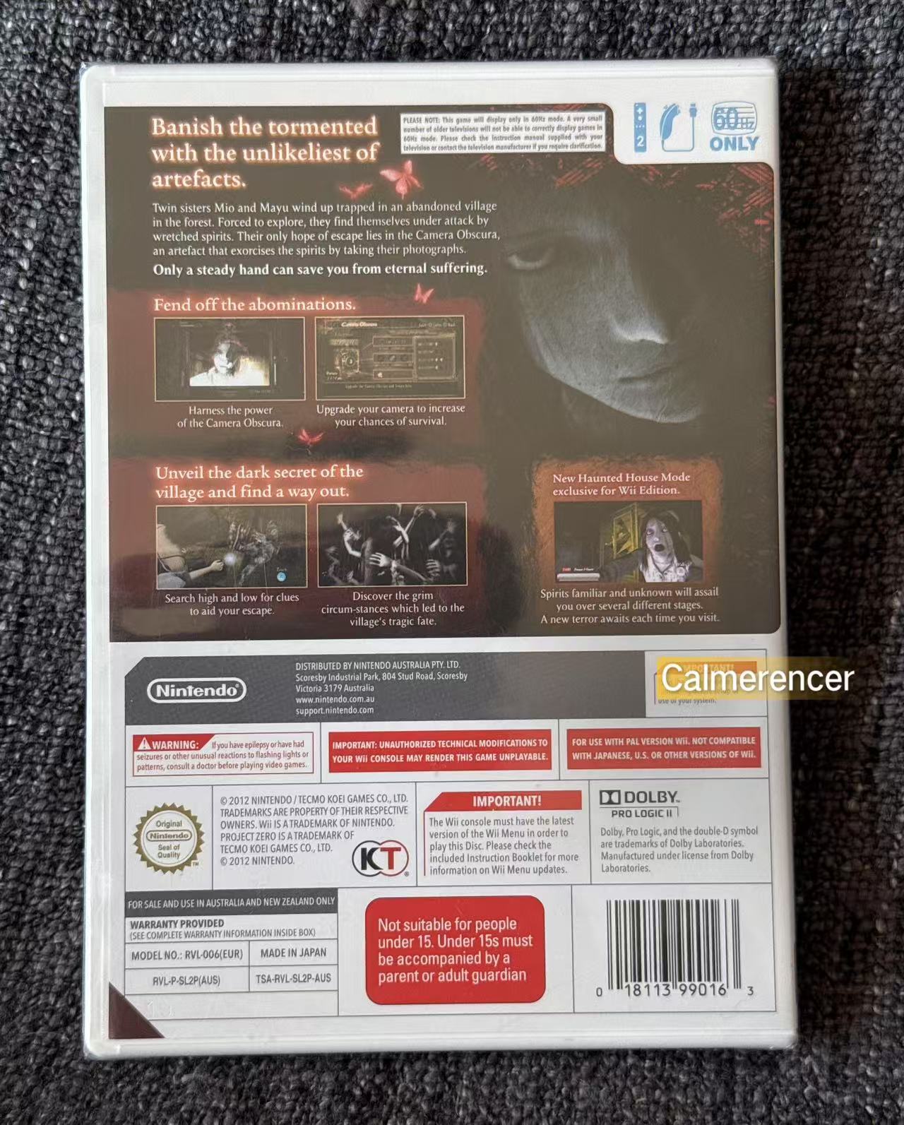Project Zero Brand New & Sealed -  Nintendo Wii game