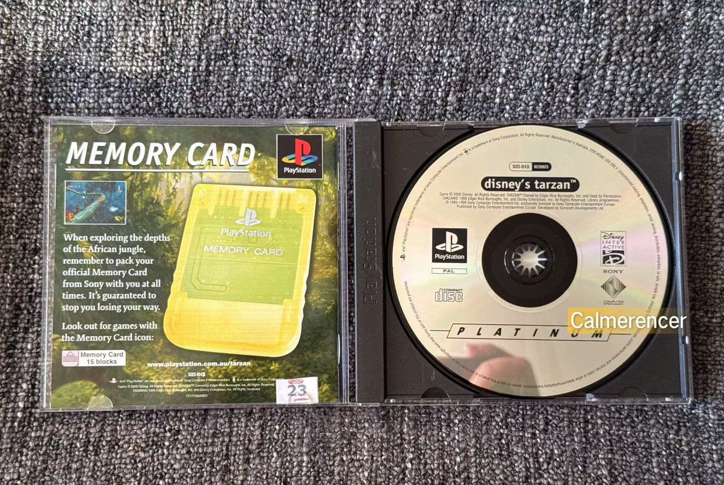 Disney's Tarzan Mint Like - Sony Playstation One (PS1) Game