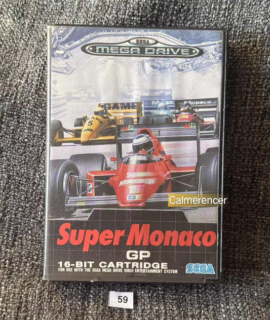 Super Monaco GP - Game - Sega Mega Drive