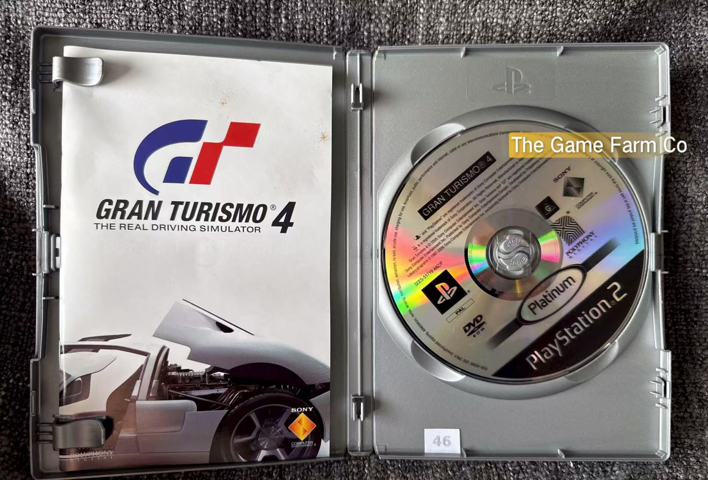 Gran Turismo 4 The Real Driving Simulator Game- Sony PlayStation 2 (PS2)