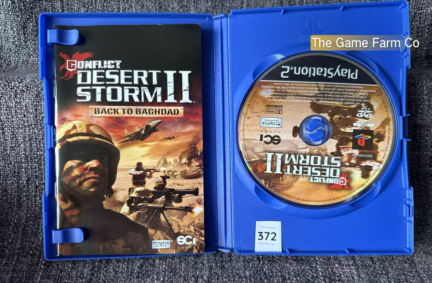 Conflict Desert Storm II 2 Back To Baghdad Game In mint Condition - Sony PlayStation 2 (PS2)