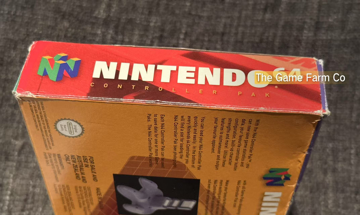 Genuine N64 Memory/Controller Pak Boxed - Pal Version