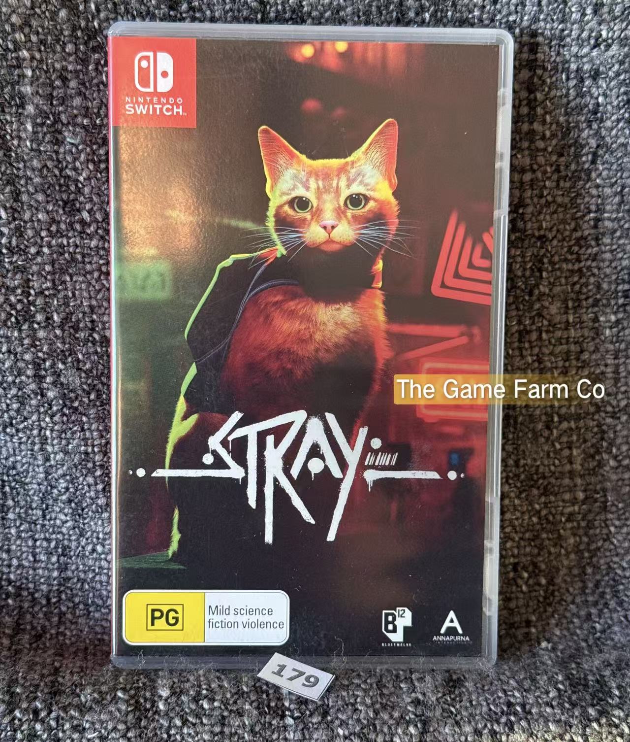 Stray (Nintendo Switch) Complete CIB Physical Cartridge PAL