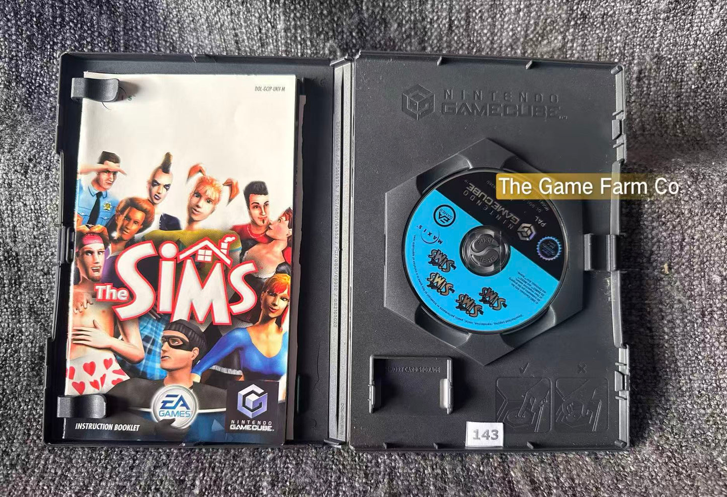 The Sims (Nintendo GameCube) Complete CIB Manual - PAL Version Tested