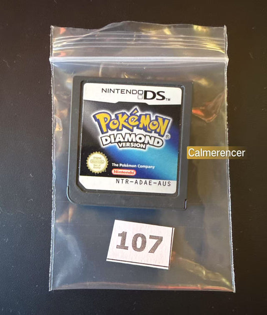 Pokemon Diamond Version Game - No case Nintendo DS - Pal