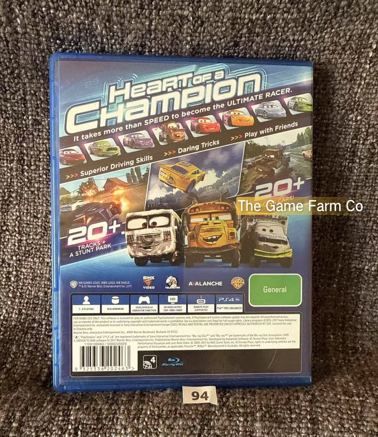 Cars 3 Driven to Win Sony Playstation 4 (PS4) Game