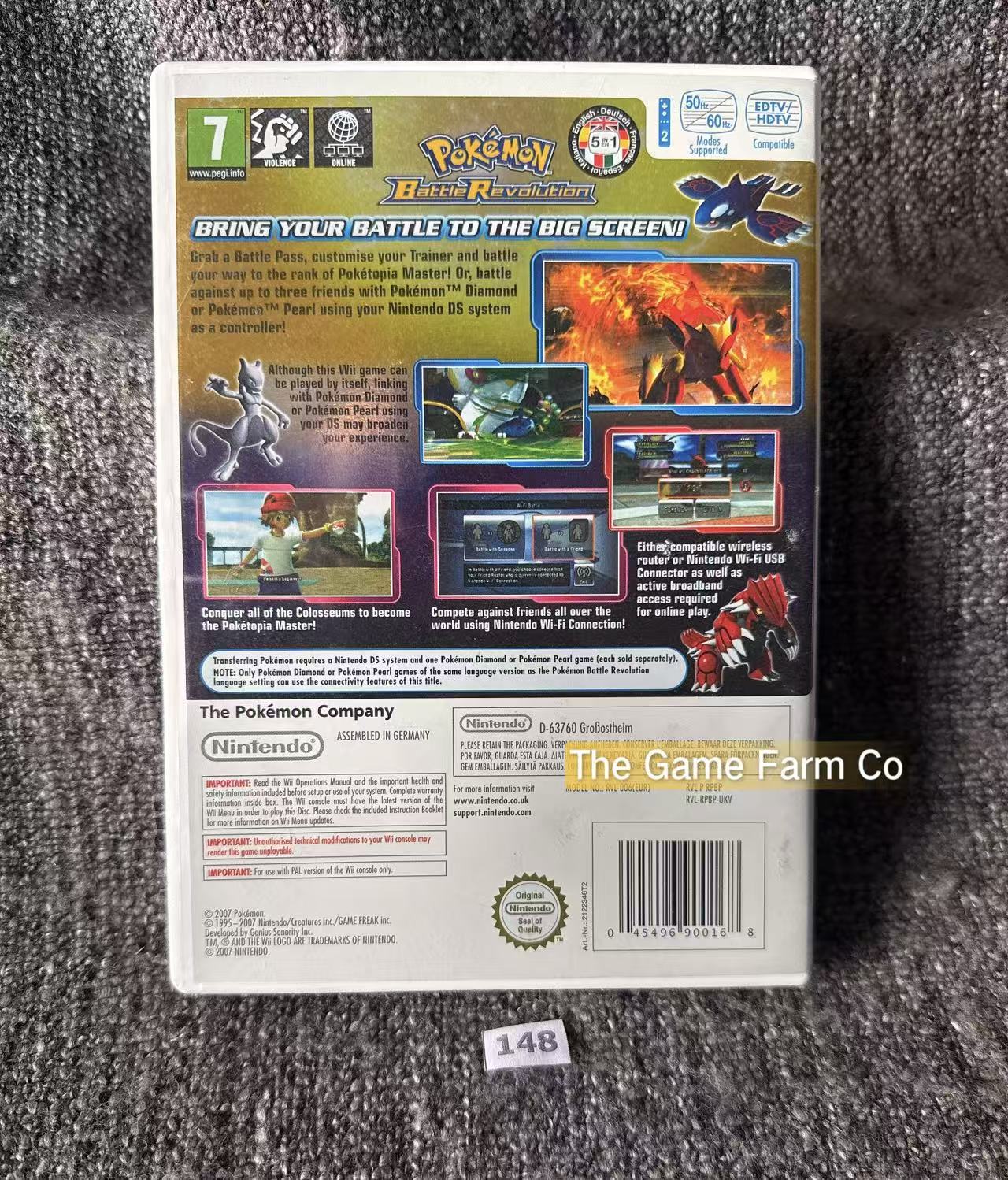 Pokemon Battle Revolution (Nintendo Wii) CIB Complete with Manual PAL