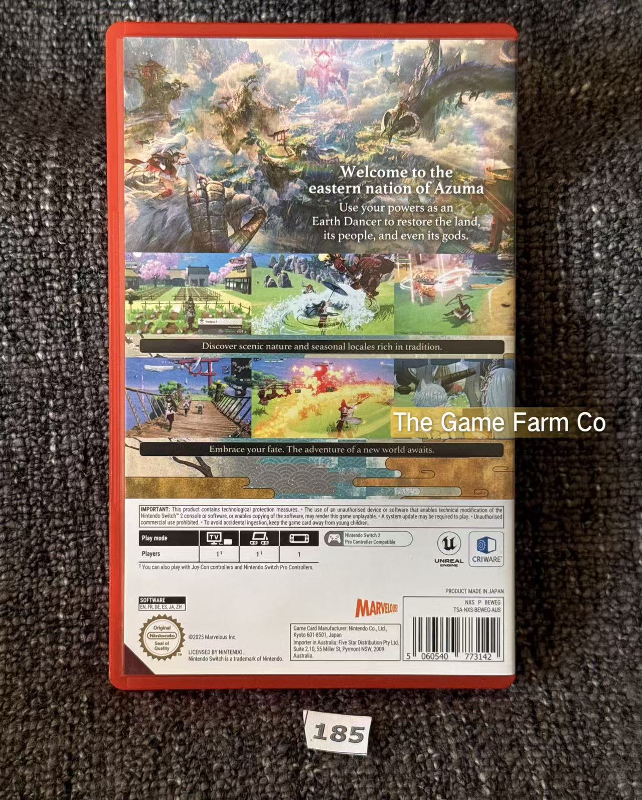 Rune Factory: Guardians of Azuma Nintendo Switch 2 Physical Game Brand New Unsealed AUS