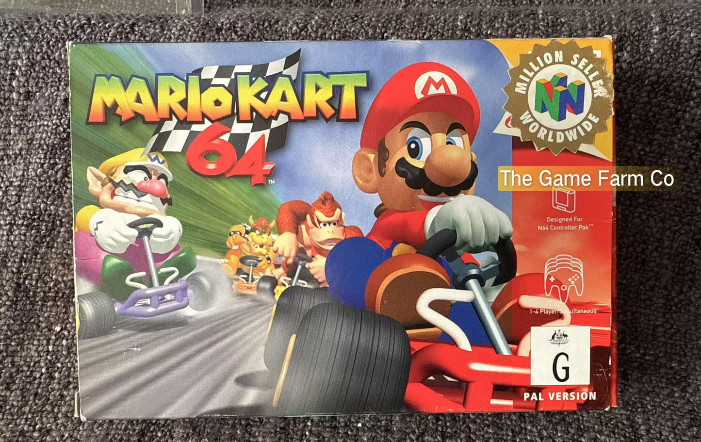 Mario Kart Game Boxed - Nintendo 64 / N64 - Pal Version
