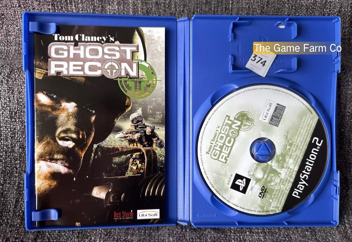 Tom Clancy's Ghost Recon Game In Mint Condition - Sony PlayStation 2 (PS2)