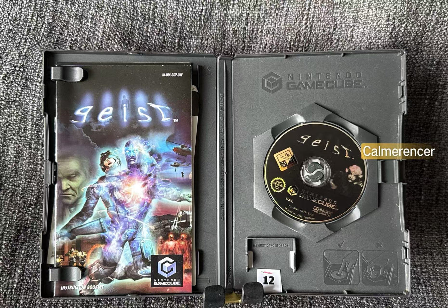 Geist Game - Mint like disc - Nintendo Gamecube - Pal Version