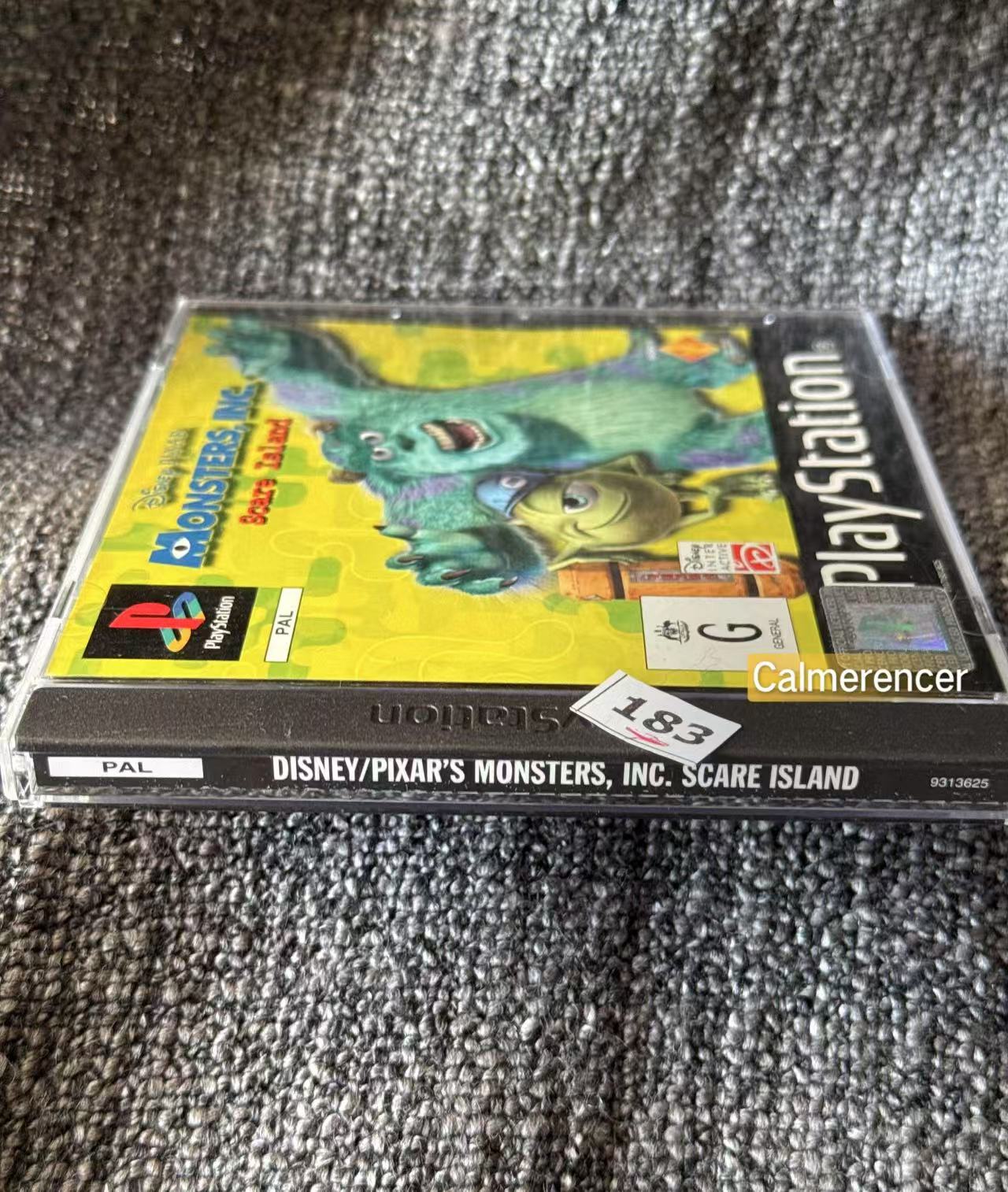 Monster Inc Scare Island - Sony Playstation One (PS1) Game