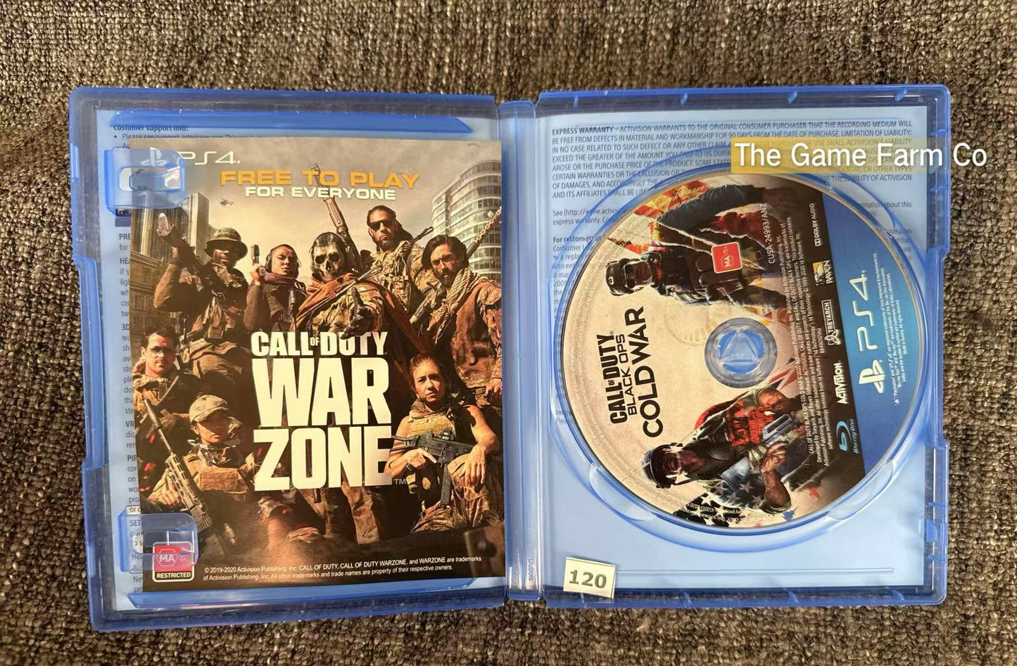 Call Of Duty Black Ops Cold War Sony Playstation 4 (PS4) Game