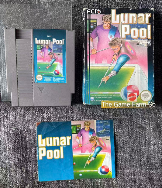Lunar Pool Boxed Game - Nes - Nintendo / Entertainment System - Pal Version