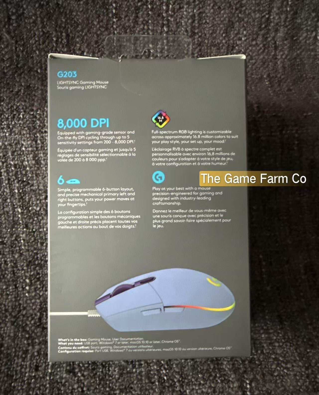 G203 Wired Logitech Brand new sealed in box mouse