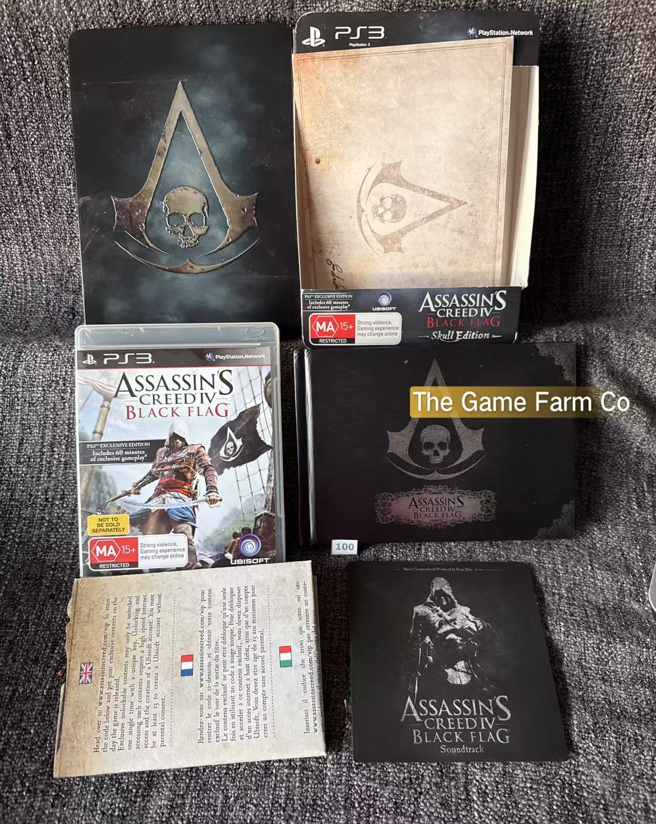 Assassin's Creed IV Black Flag Skull Edition Game - PS3 - Sony Playstation 3