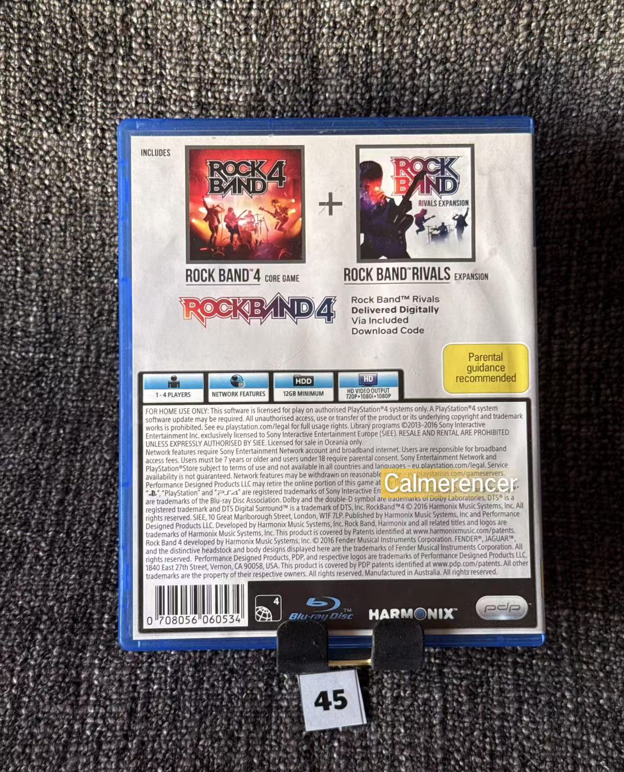 Rock Band 4 Sony Playstation 4 (PS4) Game