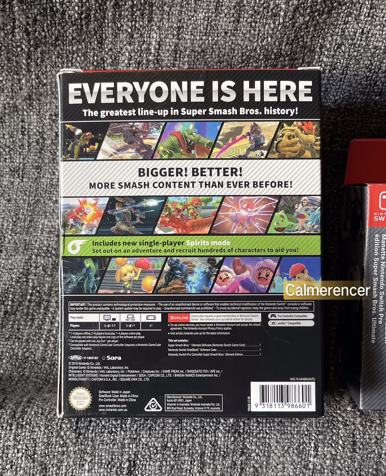 Super Smash Bros Ultimate Limited Edition Combo with Controller & Steel Case Switch Game  - Nintendo