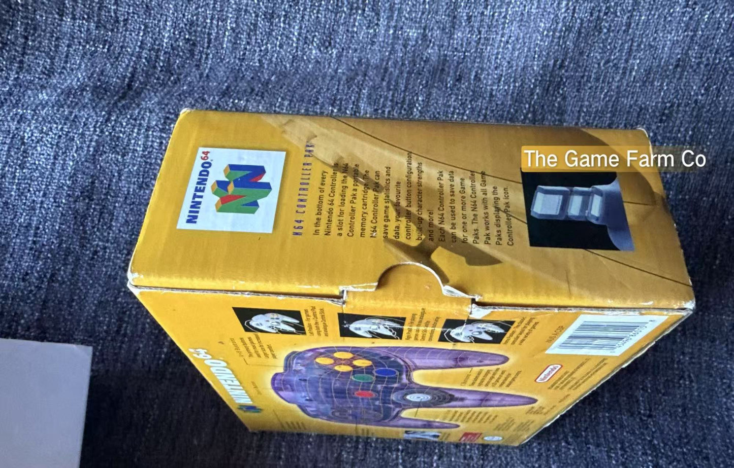 All Genuine Clear Purple boxed  N64 controller in great condition (Nintendo)