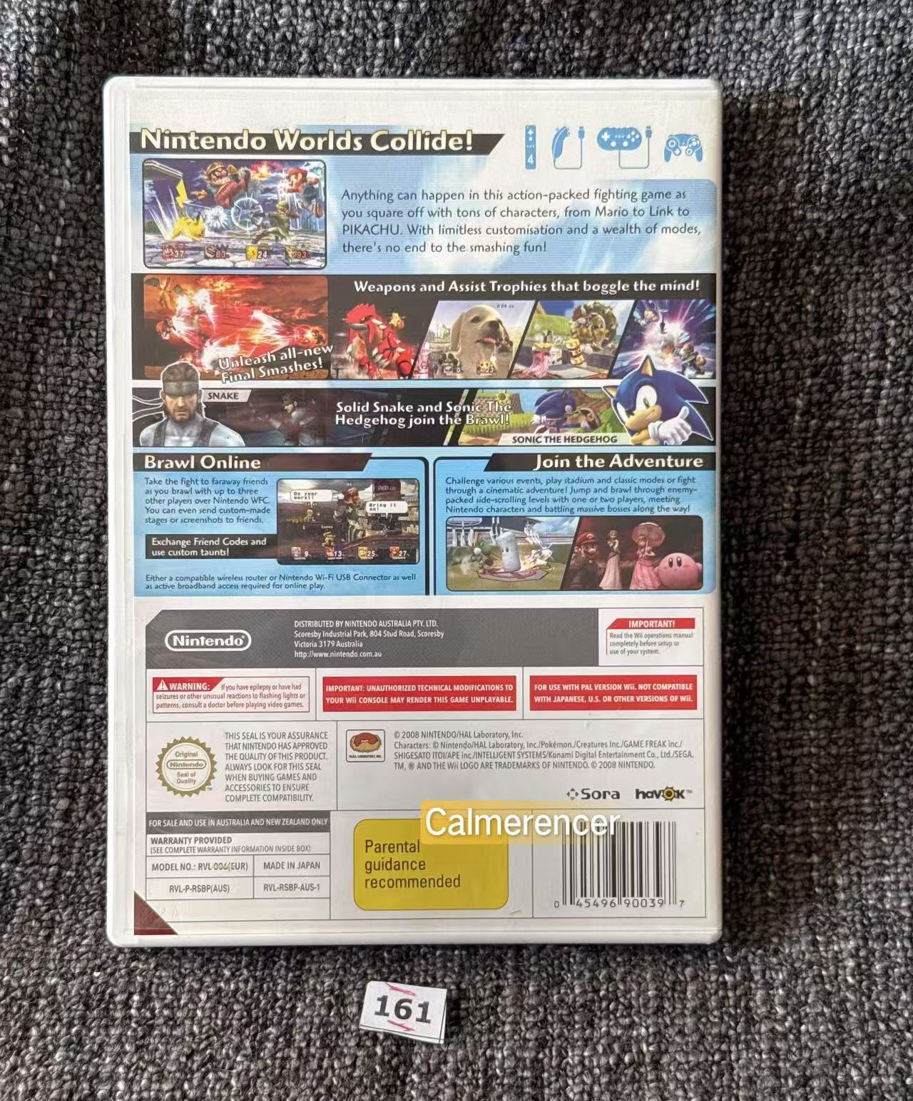 Super Smash Bros. Brawl In mint like condition - Nintendo Wii game