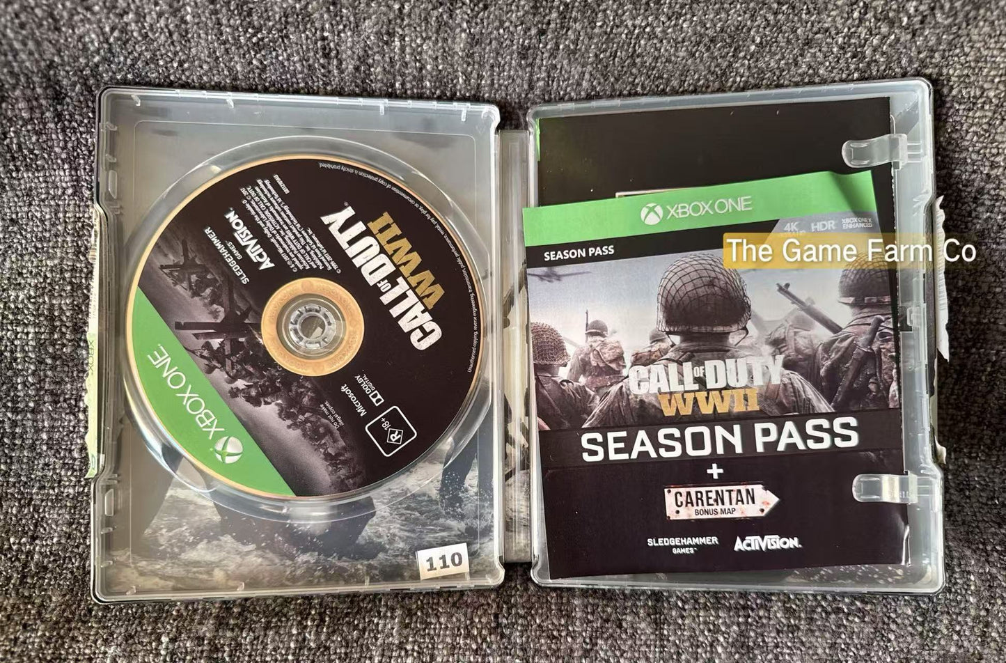 Call Of Duty WWll 2 with steel case Game - Microsoft Xbox One