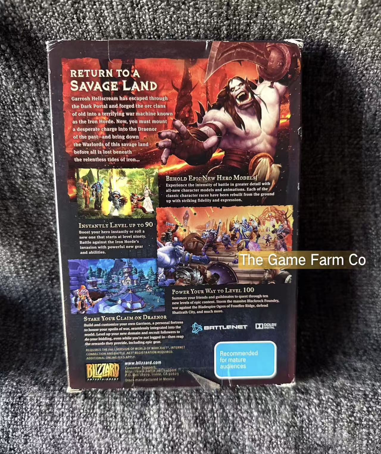 World of Warcraft: Warlords of Draenor PC Expansion – Collector’s Edition