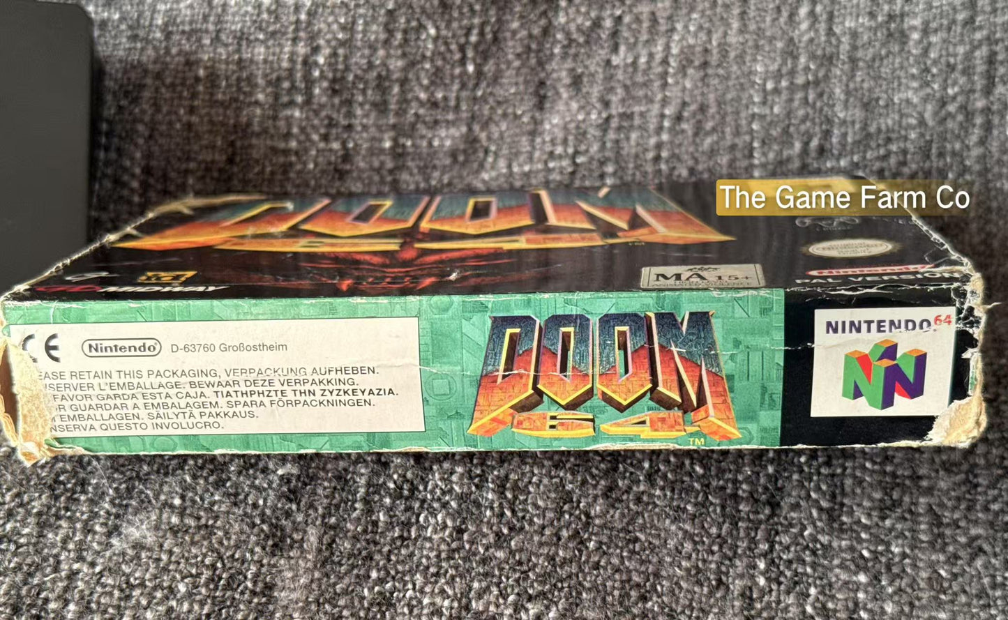 Doom 64 Game Boxed - Nintendo 64 / N64 - Pal Version