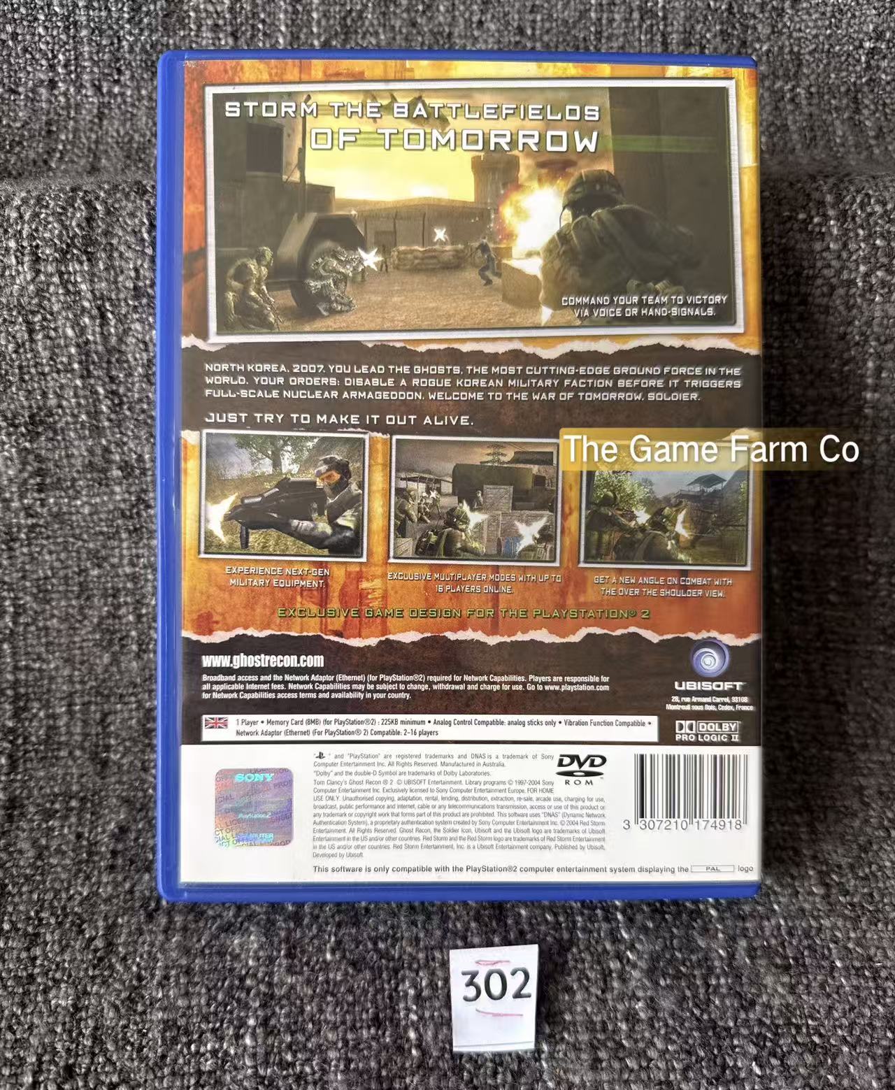 Tom Clancy's Ghost Recon 2 Game In Mint Condition  - Sony PlayStation 2 (PS2)
