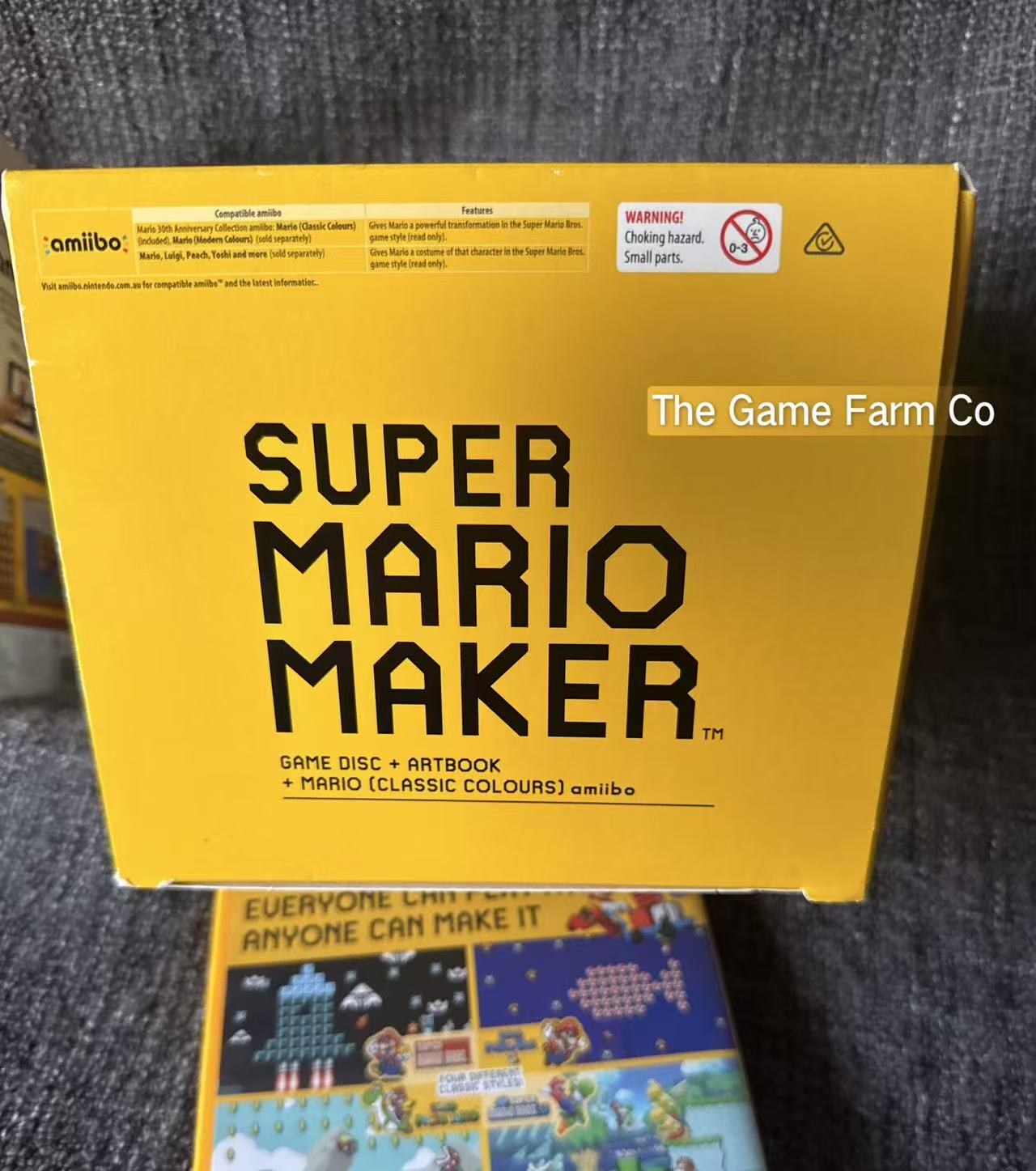 Super Mario Maker Amiibo Bundle - Nintendo Wii U Game