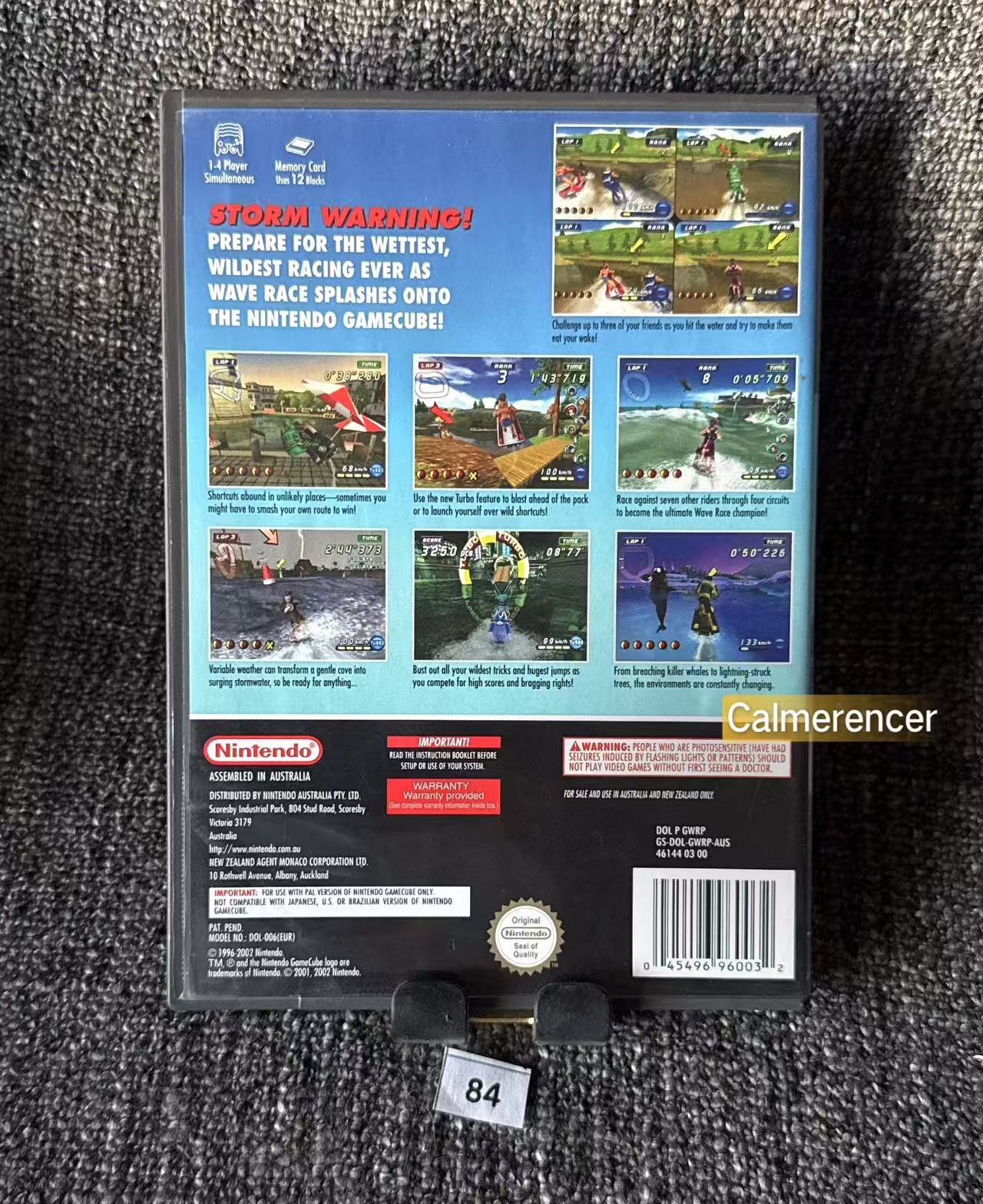 Wave Race Blue Storm Game - Nintendo Gamecube - Pal Version