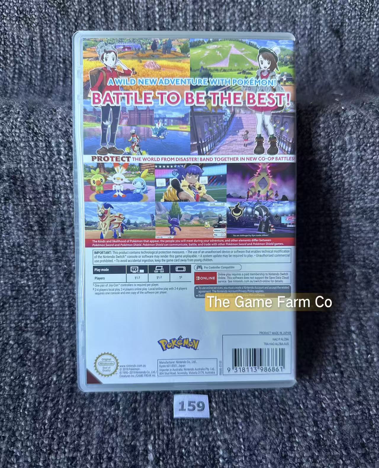 Pokemon Shield (Nintendo Switch) Complete CIB Physical Cartridge PAL