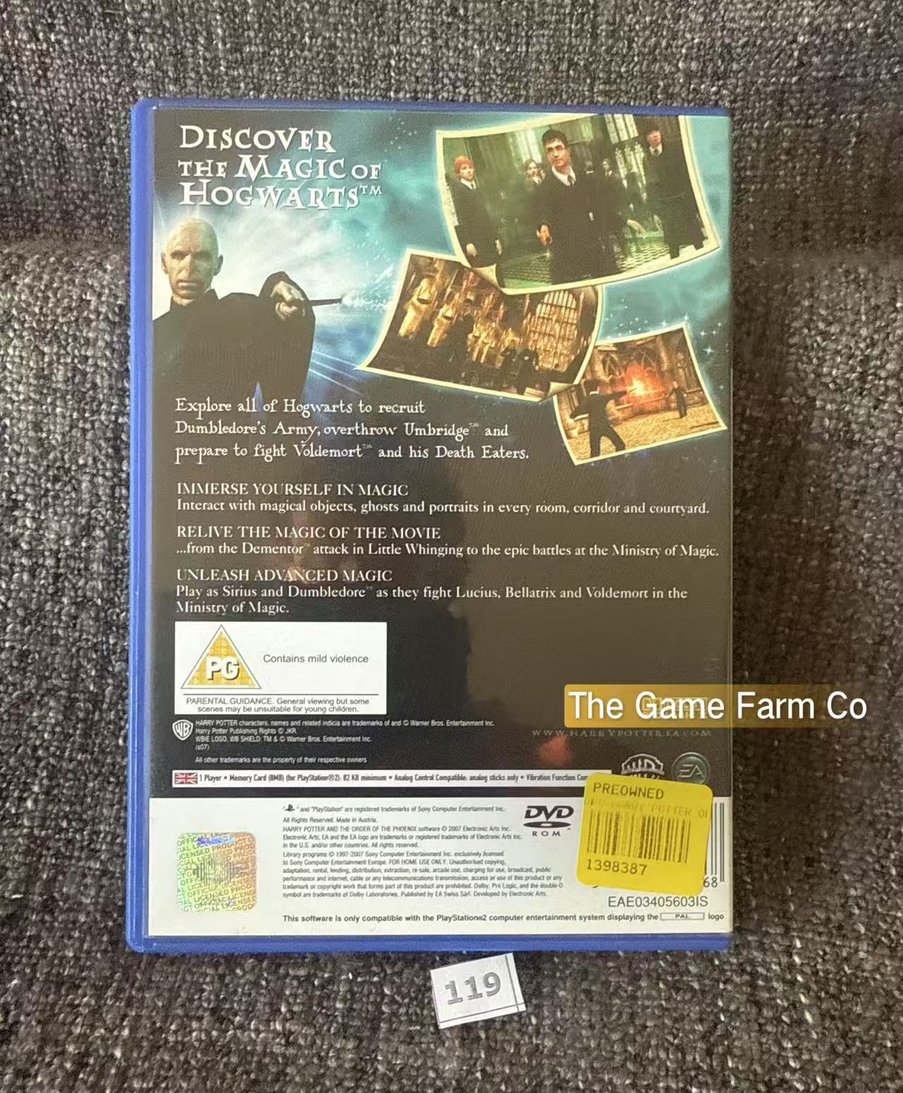 Harry Potter And The Order Of The Phoenix Game- Sony PlayStation 2 (PS2)