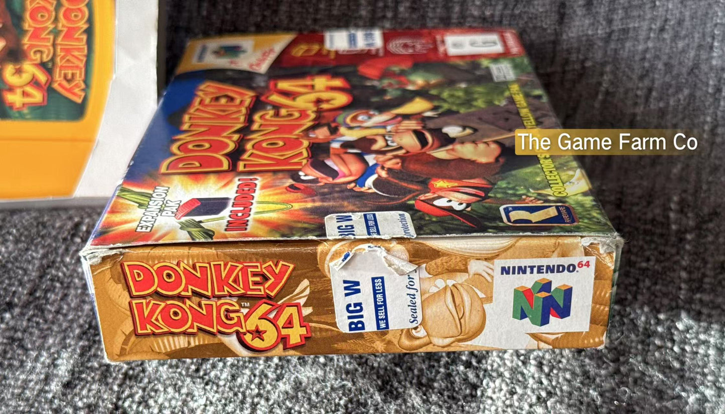 Donkey Kong 64 Game Boxed - Nintendo 64 / N64 - Pal Version