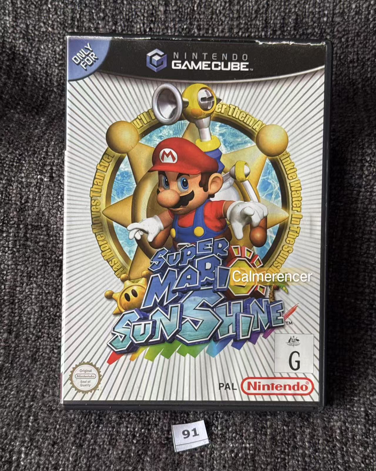 Super Mario Sunshine Game - Nintendo Gamecube - Pal Version
